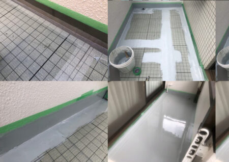 ロープアクセスによる雨漏り防水工事を東京都武蔵野市にて【施工事例05】