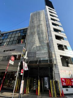東京都豊島区　ロープアクセス✖足場　ハイブリッド工法