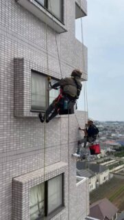 東京都豊島区 無足場工法ロープアクセス外壁打診調査工事