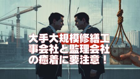 大規模修繕工事会社と監理会社の癒着について