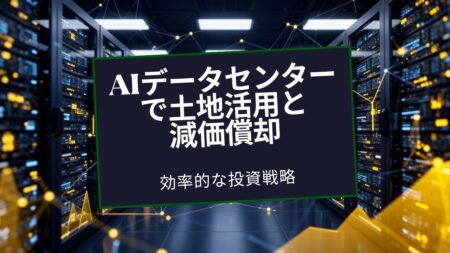 AIデータセンターで土地活用と減価償却が可能
