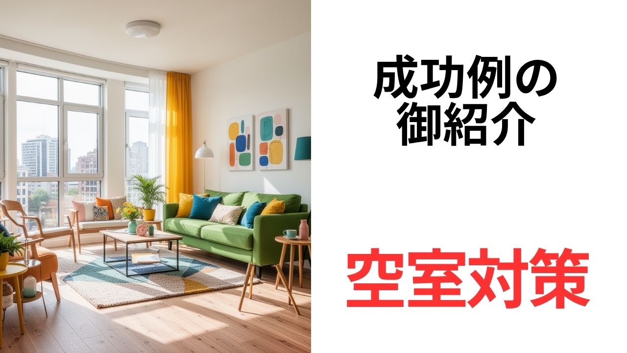 空室対策の有効な実績を御紹介します