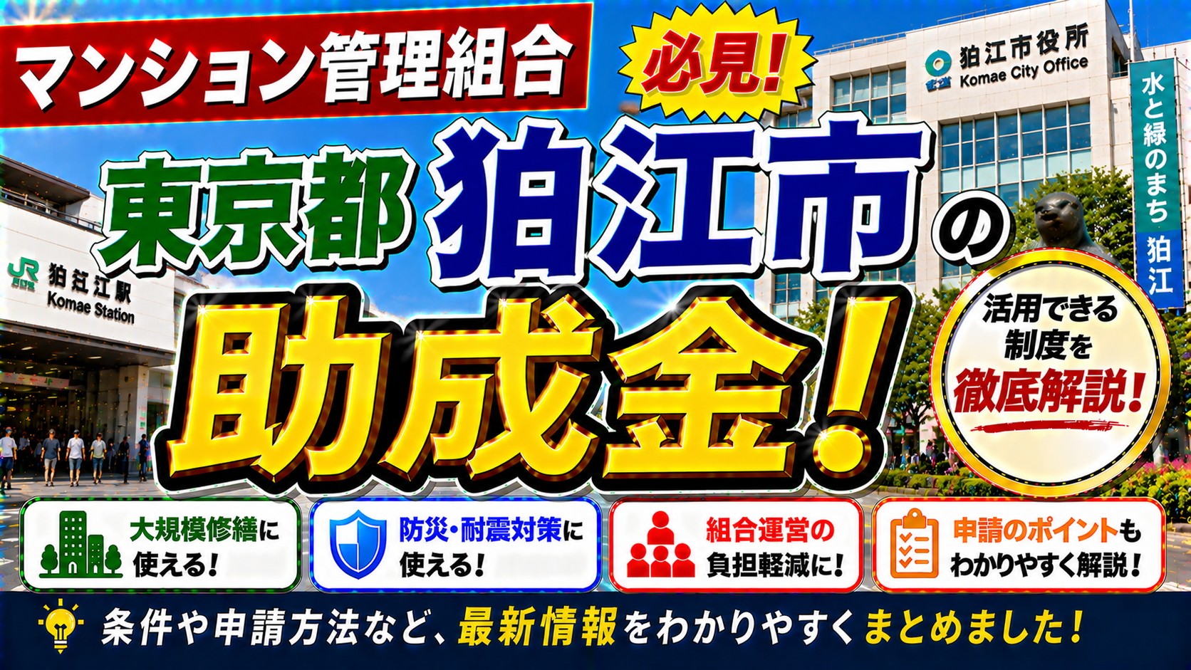 【狛江市】マンション大規模修繕工事の前に必須!明誠のロープアクセス外壁打診調査で実現する「費用の明朗化・資金調達の円滑化・高品質タイル準備・工期厳守」完全ガイド