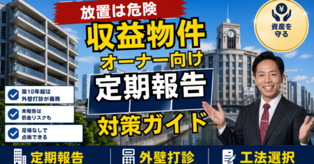 建築基準法12条 定期報告と外壁打診調査 収益ビル・マンションオーナー向け対策ガイド
